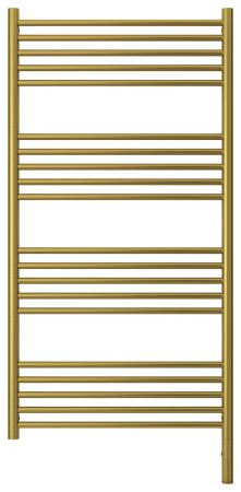 Полотенцесушитель электрический "БОГЕМА 3.0" прямая 1200х600 / МЭМ правый (Состаренная латунь), артикул 051-5805-1260