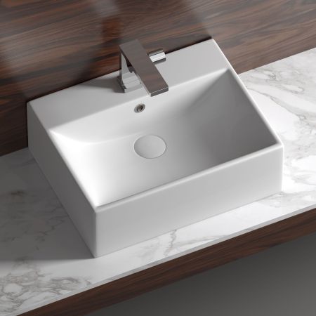 Умывальник чаша накладная прямоугольная Element 500*410*160мм CN6040, артикул CN6040