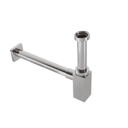 GLOBO Сифон квадратный 1"1/4, цвет хром, артикул SF051CR