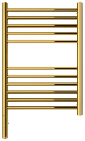 Полотенцесушитель электрический "БОГЕМА 3.0" прямая 600х400 / МЭМ левый (Золото), артикул 03-5804-6040