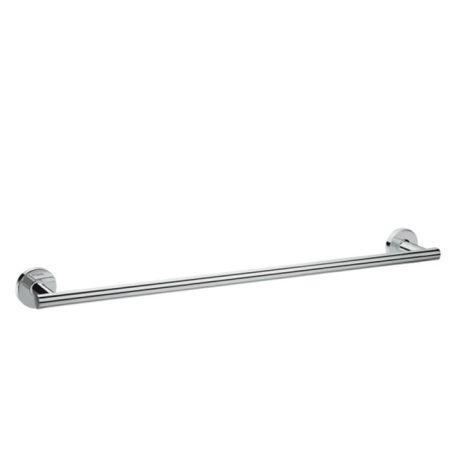 Полотенцедержатель, Hansgrohe, Logis Universal, одинарный, ширина, мм-600, глубина, мм-74, высота, мм-55, тип установки-настенный, материал-латунь/металл, цвет-хром, артикул 41716000