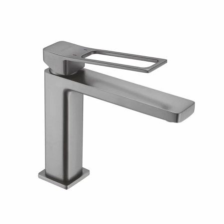 Смеситель для раковины Shevanik S6901T, оружейная сталь, артикул S6901T