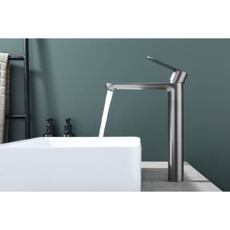 Смеситель для раковины Splenka S222.15.09, графит, артикул S222.15.09