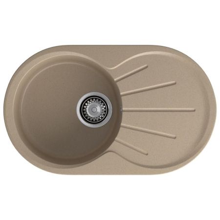 Кухонная мойка GranFest RONDO 750L, песок, артикул R-750L песочный