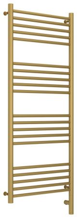 Полотенцесушитель электрический "БОГЕМА 3.0" прямая 1200х500 / МЭМ правый (Матовое золото)