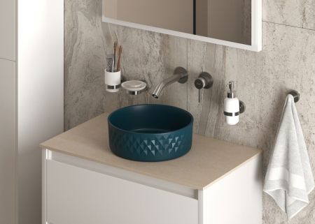 Раковина накладная Allen Brau Fantasy Romb 36 4.11033.PT петроль, артикул 4.11033.PT