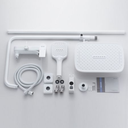 Душевая система Shevanik S4136C, белый