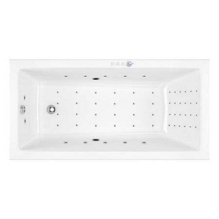 Ванна EXCELLENT Wave 160x80 "NANO" (хром), артикул WAEX.WAV160.80.NANO.CR