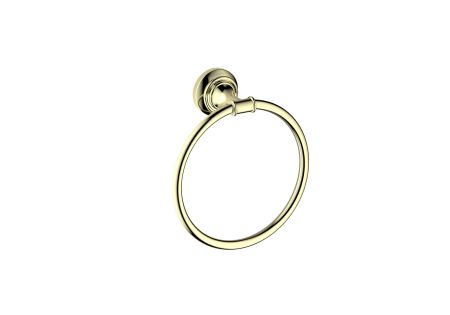 Полотенцедержатель кольцо AQUATEK, полир. золото AQ4512PG КЛАССИК, артикул AQ4512PG