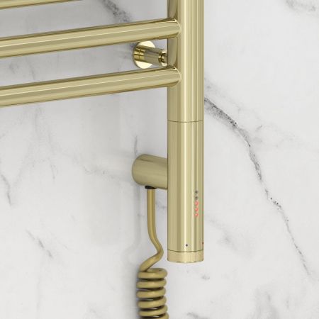 Полотенцесушитель электрический "БОГЕМА 3.0" прямая 600х400 / МЭМ правый (Шампань), артикул 020-5805-6040