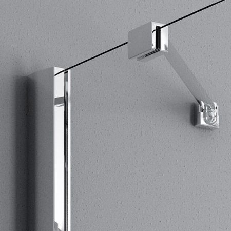 Дверь душевого уголка Radaway Essenza New KDJ 90 L профиль Хром стекло прозрачное, артикул 385044-01-01L