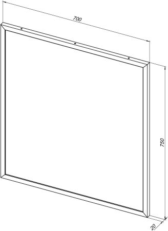 Зеркало Allen Brau Priority 70 1.31014.BB черный браш, артикул 1.31014.BB