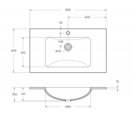 Мебель для ванной комнаты BELBAGNO KRAFT-800, артикул BB800ETL