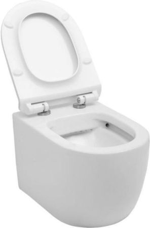 Унитаз подвесной Aquanet Rimless Cetus-W BL-102N-WHT