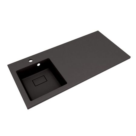 Раковина Florentina Аванти 100 см 10.310.0L100.302, антрацит, артикул 10.310.0L100.302
