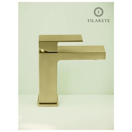 Смеситель для раковины FILARETE Fing FL5040MG, матовое золото
