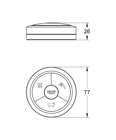 панель управления GROHE (48114000) панель управления GROHE (48114000)
