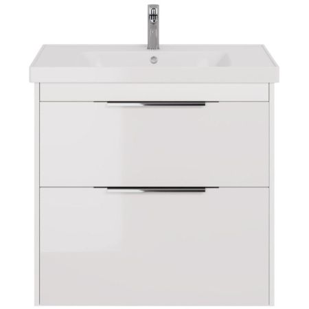 Тумба с раковиной подвесная/напольная Dreja Prime 90 см, белый, артикул 99-9302-com