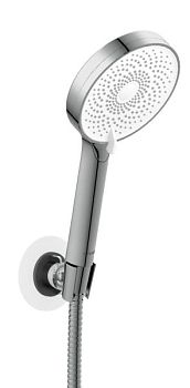 Душевой гарнитур Cersanit FERRO (держатель лейки) 3 режима шланг 150 металл круг (64086)
