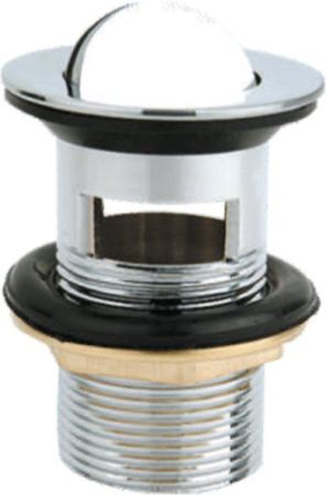 Донный клапан с системой Клик-клак с переливом BB-PCU-05-CRM, артикул BB-PCU-05-CRM