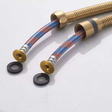 Гигиенический душ со смесителем Shevanik S9905G, золотой сатин, артикул S9905G