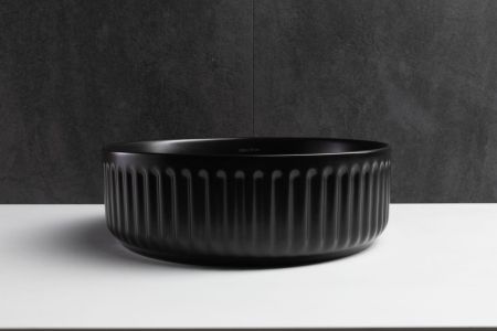 Раковина накладная Allen Brau Fantasy Line 36 4.11032.31 черный матовый, артикул 4.11032.31