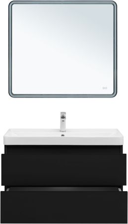Тумба под раковину Aquanet Вега 2.0 90 черный, артикул 00337956