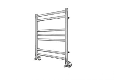 Полотенцесушитель водяной Aquatek (Акватек) Оберон П7 500х600 мм, подключение нижнее/диагональное, сверхпрочная пищевая нержавеющая сталь AISI 304L, гарантия 10 лет, артикул AQ RO0760CH