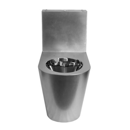 Унитаз напольный с баком антивандальный Тругор УНсбА, сатин, артикул УНсбА