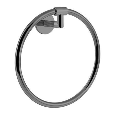 Gessi Ingranaggio Полотенцедержатель-кольцо, цвет Black Metal Brushed PVD, артикул 63909#707