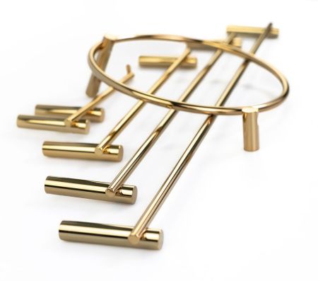 Stil Haus Hashi, полотенцедержатель, длина 60 см, цвет золото, артикул HS05(16)