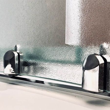 Душевая кабина Royal Bath HP 90х90 RB90HP1-M-CH стекло матовое задняя стенка Белая