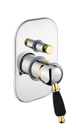 Смеситель для душа Fiore IMPERIAL BLACK 89CO5134, хром/золото, артикул 89CO5134