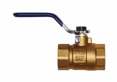 Кран шаровой RM-L ВР-ВР 3/4 муфтовый ручка Ду20 Ру30 (11Б27п1), артикул RML-34FFL