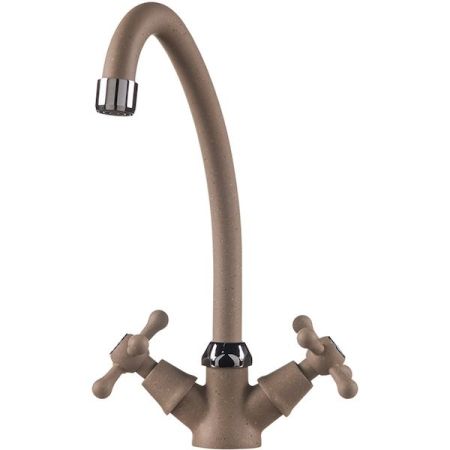 Смеситель для кухни Rossinka Y02-71 Песочный, артикул Y02-71-Sand