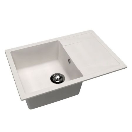 Кухонная мойка Dr. Gans ТЕХНО 25.030.D0760.401, белый, артикул 25.030.D0760.401