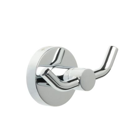 Двойной крючок для ванной FIXSEN COMFORT CHROME FX-85005A, хром, артикул FX-85005A