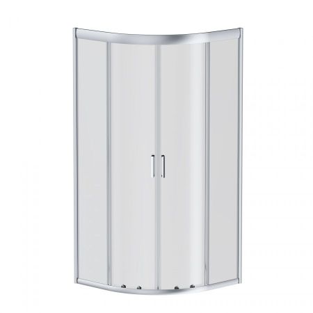 W90G-401-090WT Gem душевое ограждение 90х90, стекло прозрачное, профиль матовое серебро, без поддона, артикул W90G-401-090WT