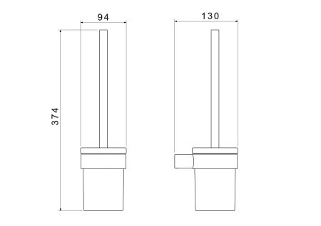 Ершик AQUATEK AQ4410CR ЛИРА, артикул AQ4410CR