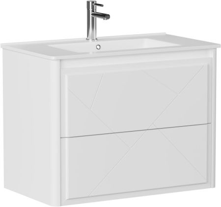Тумба под раковину Allen Brau Paris 80 1.360001.WM белый матовый, артикул 1.360001.WM