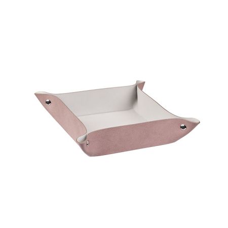 ADJ Мелочница, 14x14xH5 см., цвет: пепельная роза/устричный, артикул 109.07/02