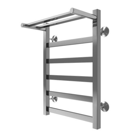 Полотенцесушитель водяной с полкой Terminus Ното П6 40х60, хром, артикул 4670078560704