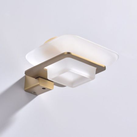 Мыльница Raglo R301.02.03, золотой сатин