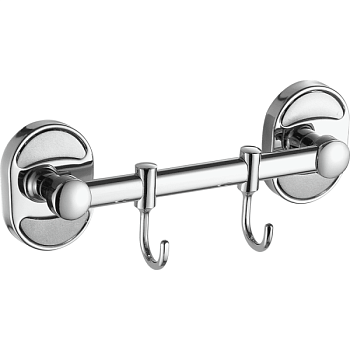 Планка с крючками для полотенец FASHUN A1915-2, хром