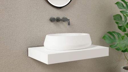 Zenon Elipse, накладная раковина овальной формы, 60х42х15 см, цвет белый матовый, артикул 4000.000.000.000.39676