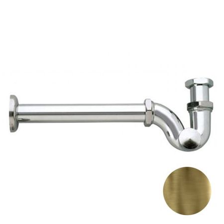 Nicolazzi Complementi Сифон S 1”1/4 без донного клапана для биде, цвет: бронза, артикул 5569BZ