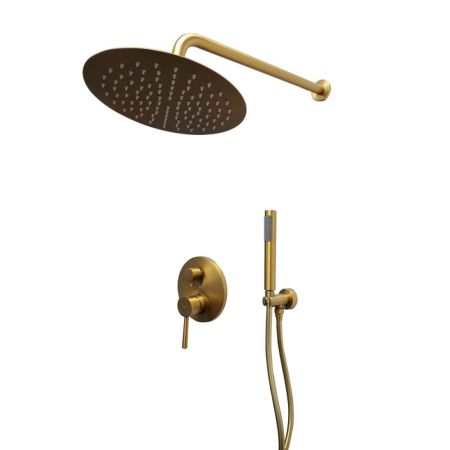 Душевая система встраиваемая Raiber RPG-005, золото, артикул RPG-005