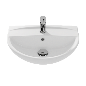 Раковина подвесная MITO RED 55 1 отв. (S-UM-MIR55/1-w)