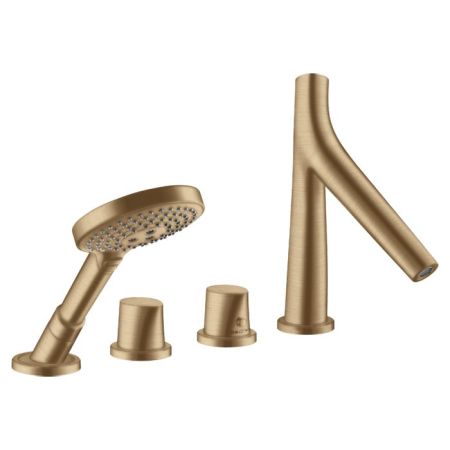 AX Starck Org Смеситель для край ванны, цвет шлифованная бронза, артикул 12425140