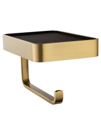 Держатель для туалетной бумаги с полкой WONZON & WOGHAND ROMA, Бронза (WW-7236)